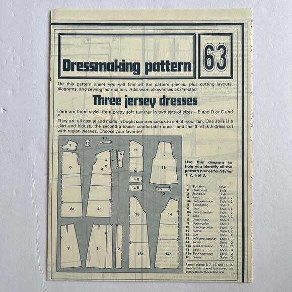 Vintage Designer Sewing Patterns Uncut Lot Of 4 Dresses Plaid Jackets Summer 70s - Picture 2 of 13